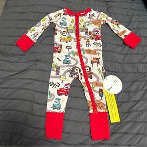 Little Sleepies Cars Covertible Footie